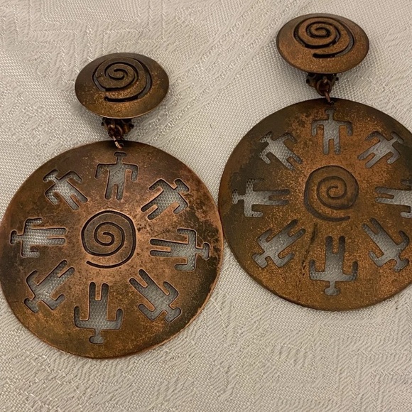 Scooter Paris Jewelry Vintage Scooter Paris Clip On Copper 98